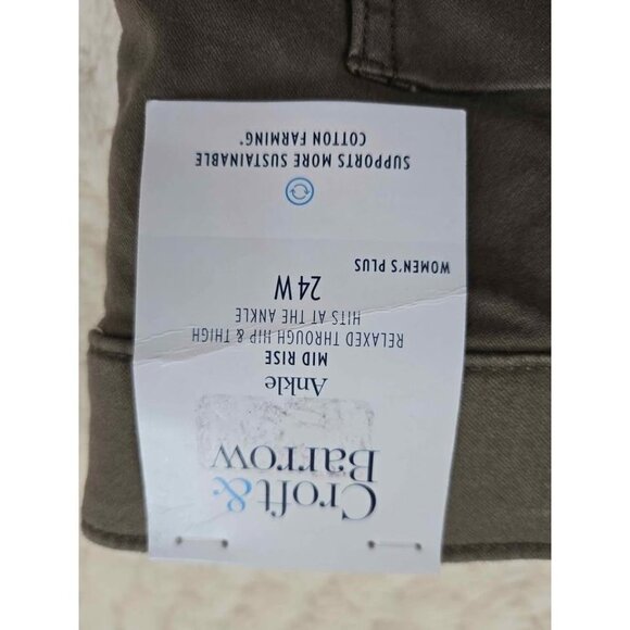 Croft & Barrow Plus Size Pants Women's Size 3X NEW #806 - Picture 5 of 5